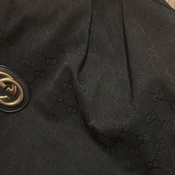 Authentic rare vintage canvas monogram Gucci bag - Picture 4 of 6